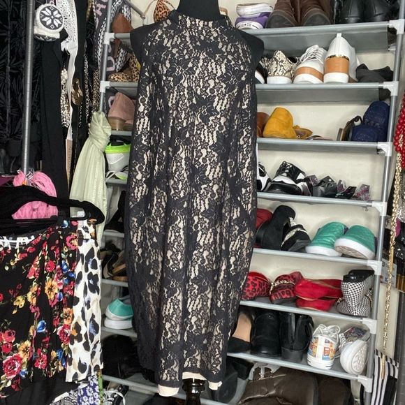 JustFab Dresses Lace Halter Form Fitting Mini Dress 3xl Poshmark